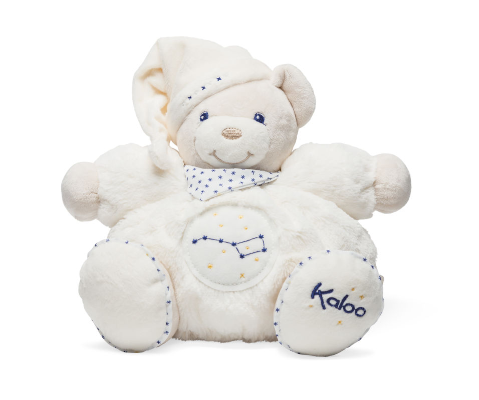  petite etoile baby comforter bear fur white 25 cm 